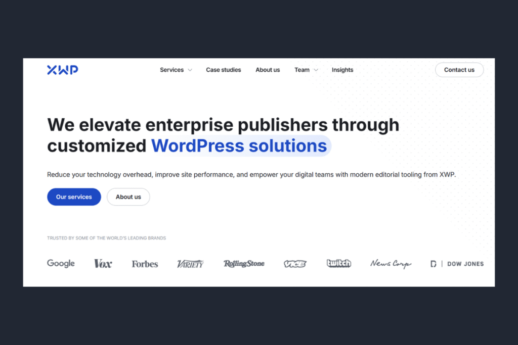 xwp company website